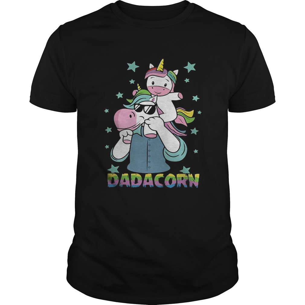 Fathers day Unicorn Dadacorn shirt