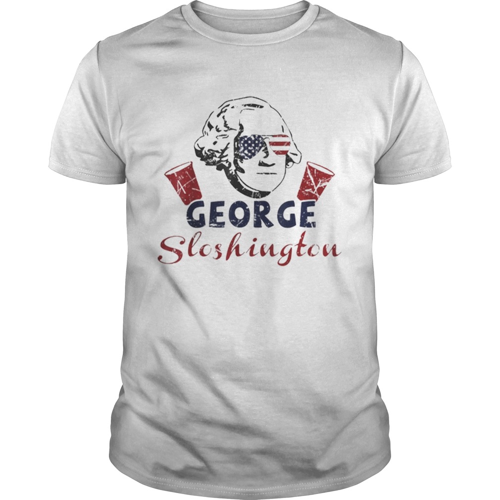 George Sloshington 4th Of July Drinking shirt