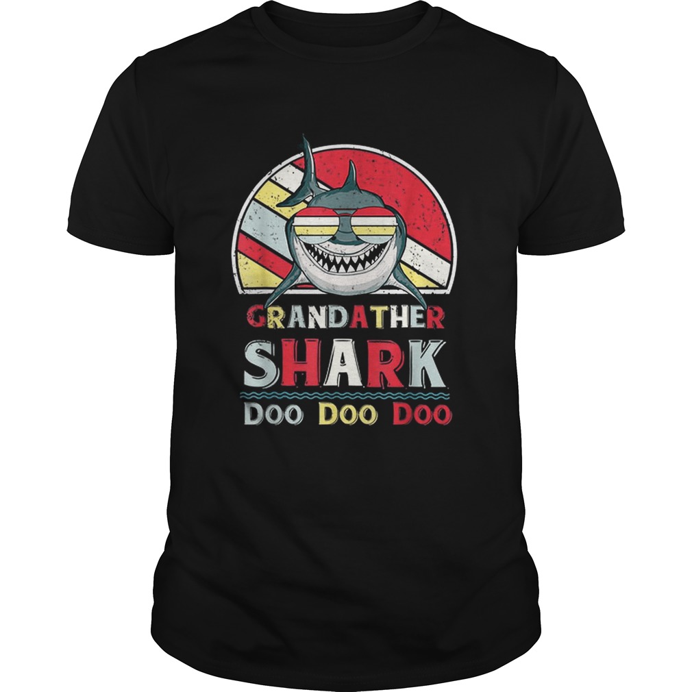 Grandfather Shark Doo Doo Doo Best Fathers Day shirt