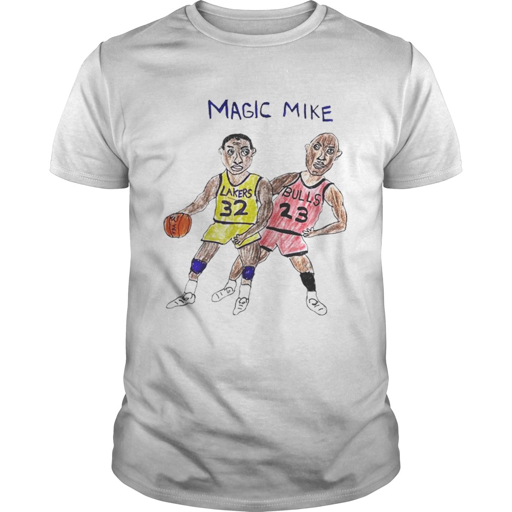 Magic Mike Lakers and Bulls shirt