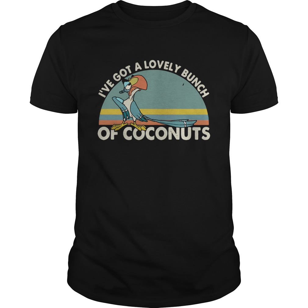 ParrotIve got a lovely bunch of coconuts retro shirt