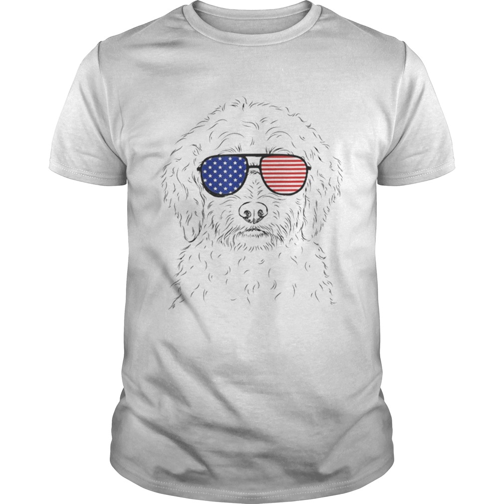 Premium Teddy The Labradoodle American Sunglasses Dog Shirt