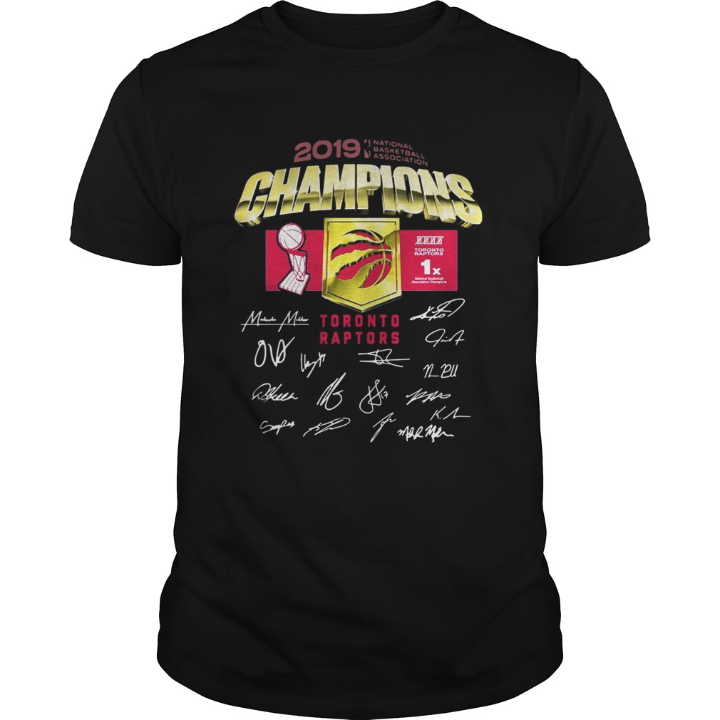 Toronto Raptors 2019 Champions National Basketball Association shirt