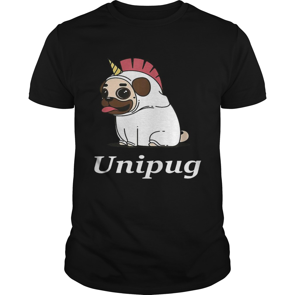 Unipug Unicorn Pug Dog shirt