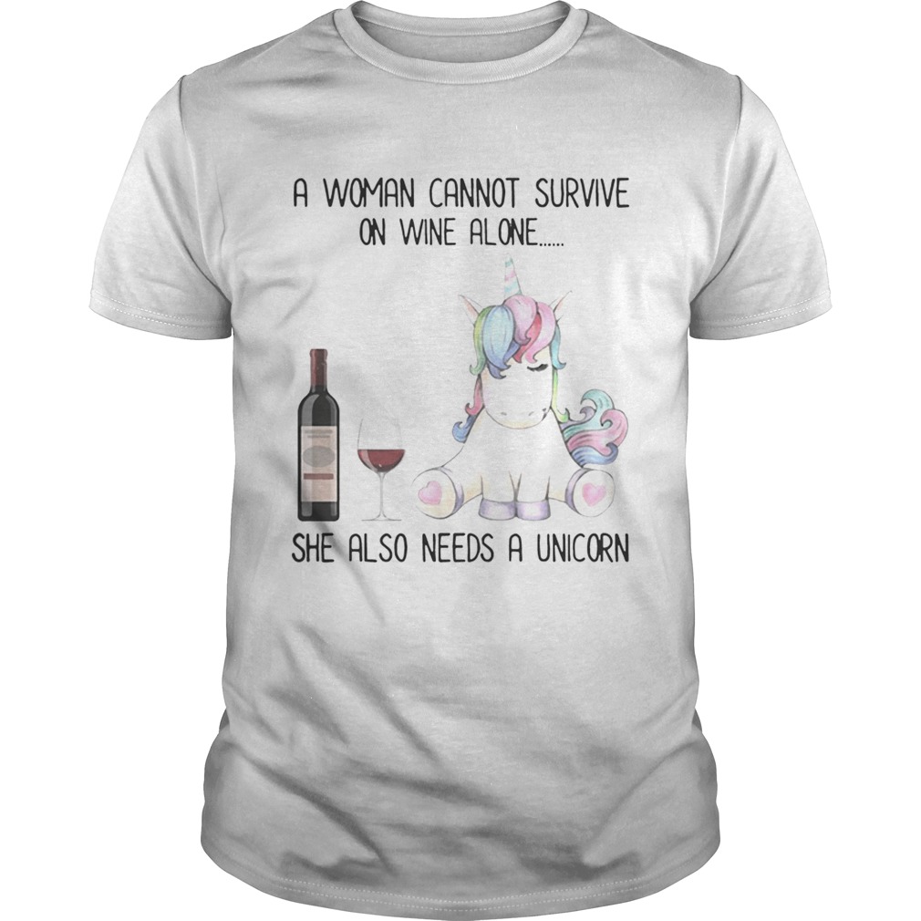 Woman Wine Unicorn Shirt