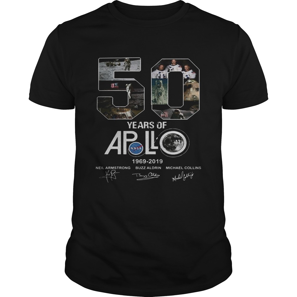 Apollo 50th Anniversary 1969 2019 shirt