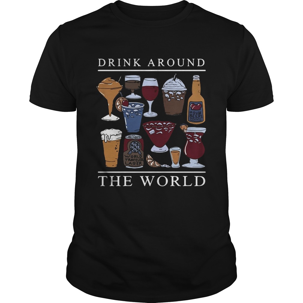 Drink around the world shirt