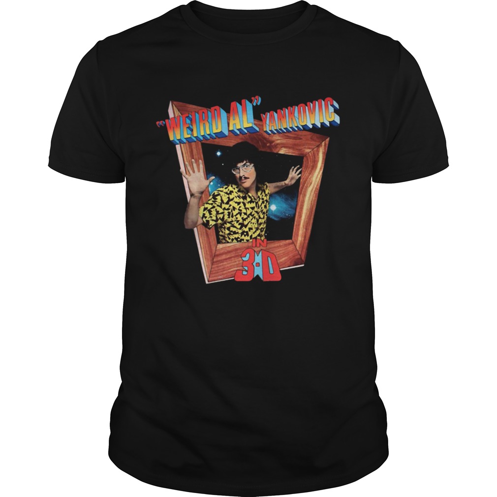 Dustin Weird Al Yankovic in 3D shirt