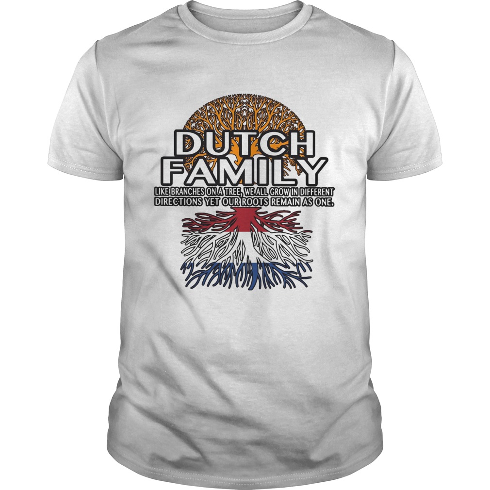 Dutch Family like branches on a tree shirt