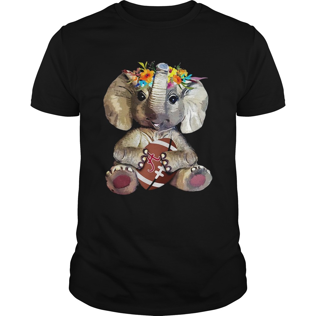 Elephant hugging Alabama Crimson Tide shirt
