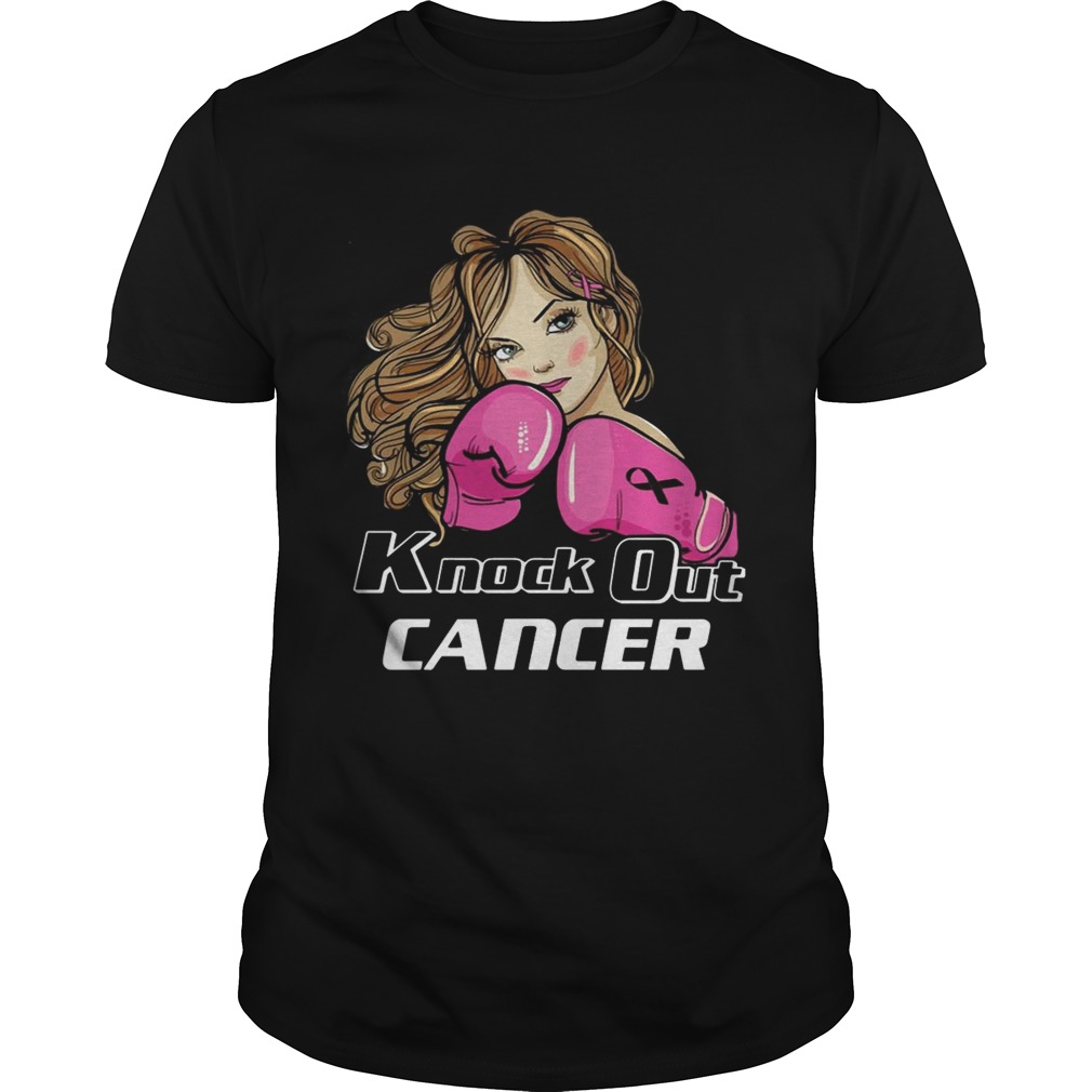Girl Knock Out Cancer Shirt