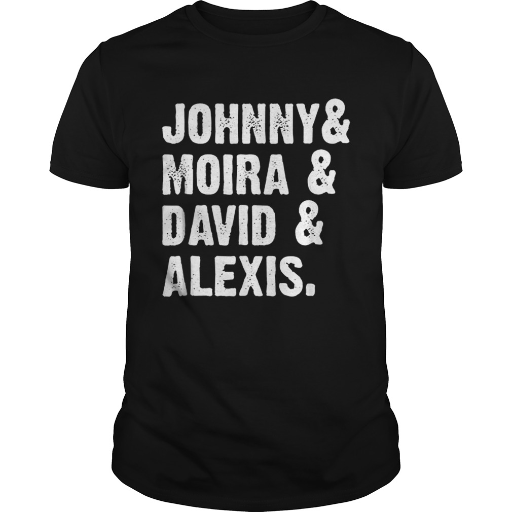Johnny Moira David Alexis shirt