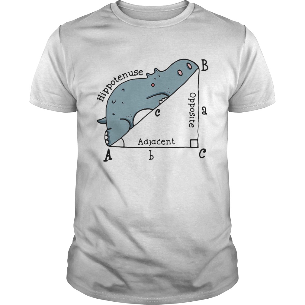 Math Humor Hippotenuse Adiacent Opposite shirt