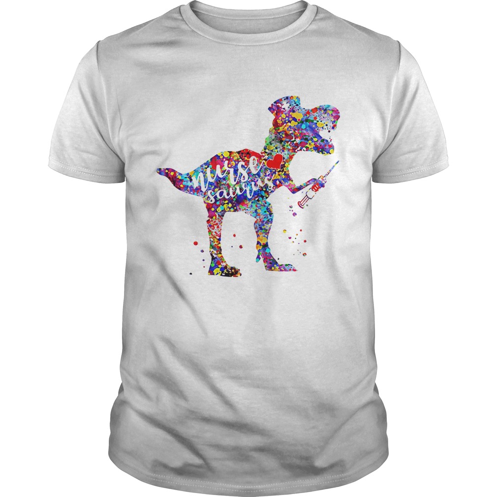 Nursesaurus dinosaur nurse saurus Trex shirt