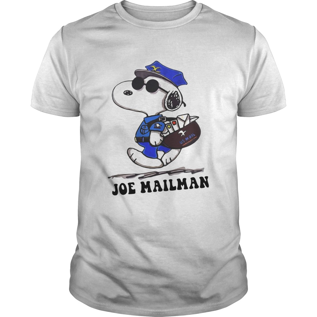 Peanuts Snoopy as Joe Mailman shirt