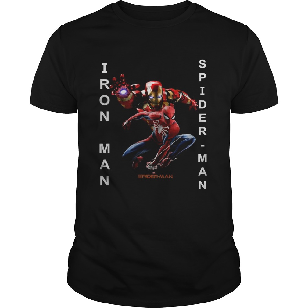 Spiderman Far from home Iron man and Spiderman shirt