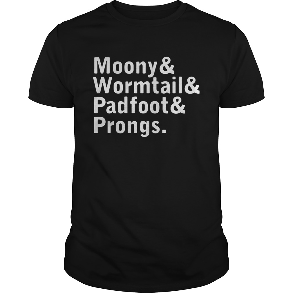Stranger things Moony Wormtail Padfoot Prongs shirt