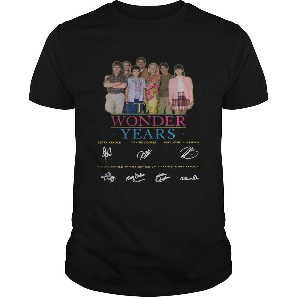 The Wonder Years signature shirt