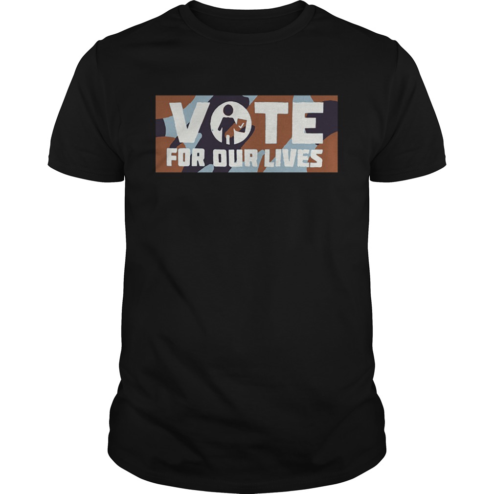 Warriors Steve Kerr vote for our lives shirt