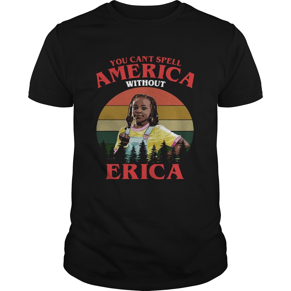 You cant spell America without Erica retro shirt