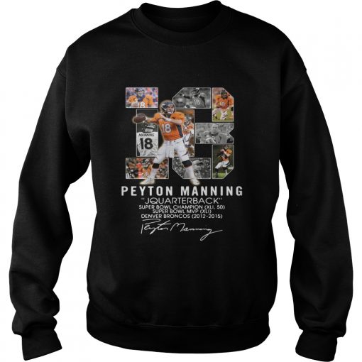 peyton manning super bowl shirt