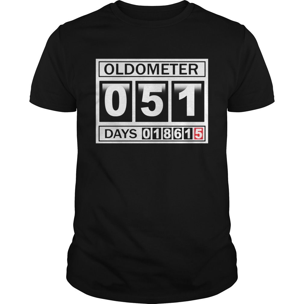 Oldometer For 51 Years Birthday T-Shirt