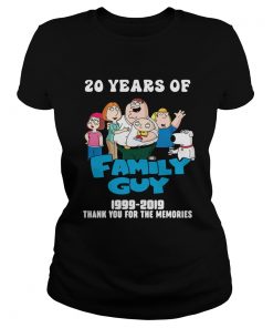 20 years of Family guy 1999 2019  Classic Ladies