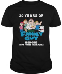 20 years of Family guy 1999 2019  Unisex