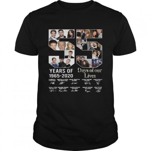 55 Years of Day Of Our Lives 1965 2020 signatures  Unisex
