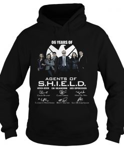 6 years of Agents Of SHIELD 2013 2019 signature  Hoodie