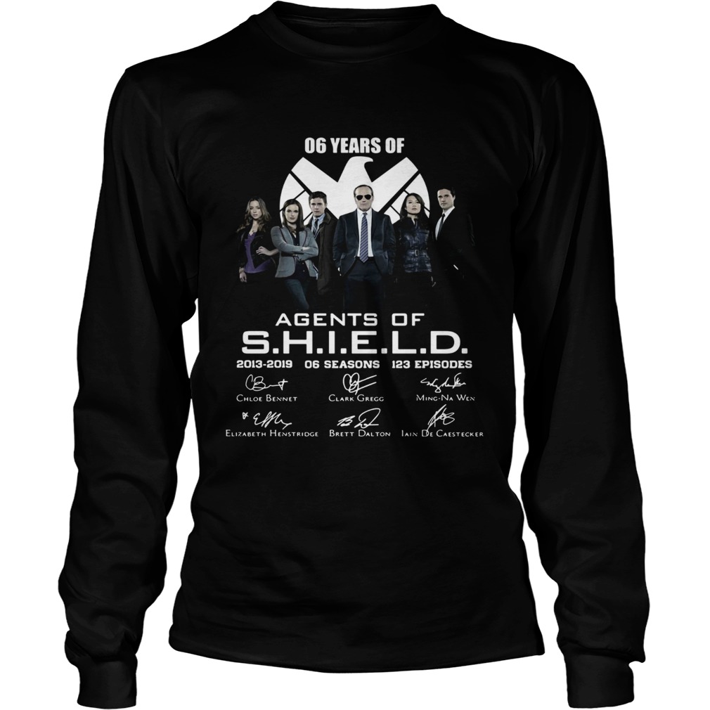 6 years of Agents Of SHIELD 2013 2019 signature LongSleeve