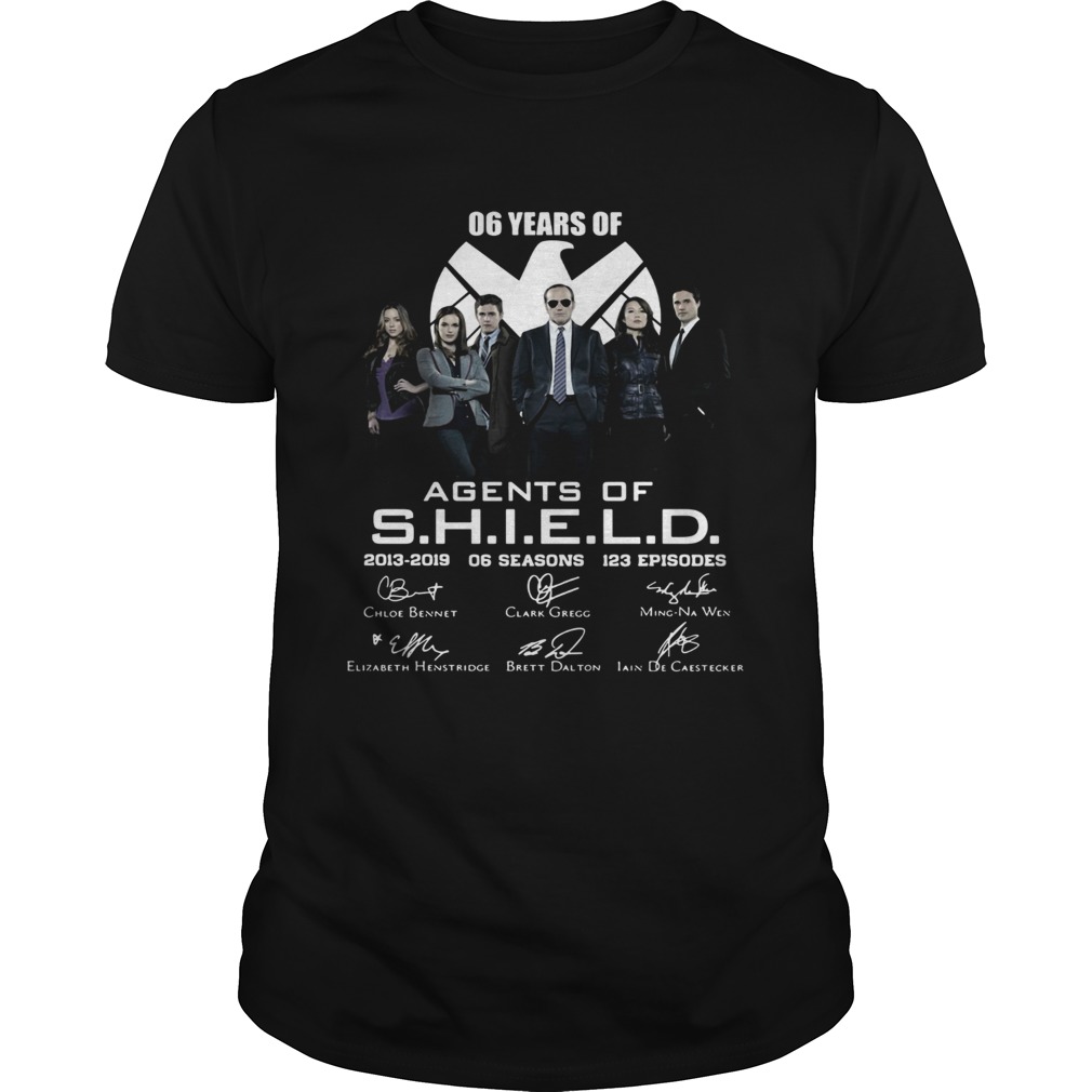 6 years of Agents Of SHIELD 2013 2019 signature Unisex