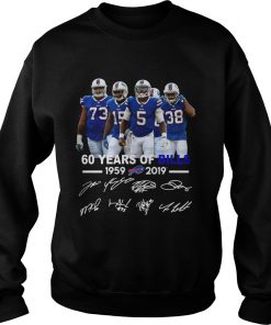 60 years of Bills 1959 2019  Sweatshirt