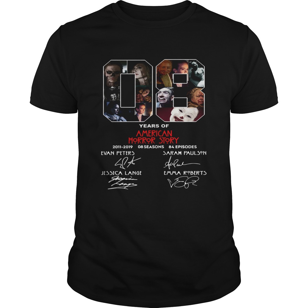 8 Years of American Horror Story 2011 2019 shirt
