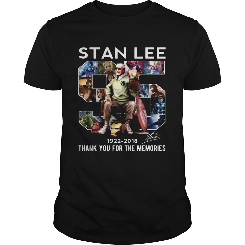 95 Years Of Stan Lee Anniversary The Father Of Marvel TShirt