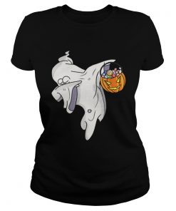 Awesome Happy Daboween Scary Ghost Halloween Dabbing Trick Dab  Classic Ladies