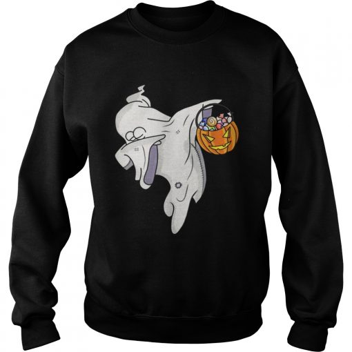 Awesome Happy Daboween Scary Ghost Halloween Dabbing Trick Dab  Sweatshirt