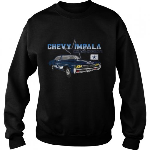 Chevy Impala 1967 Dallas Cowboys  Sweatshirt