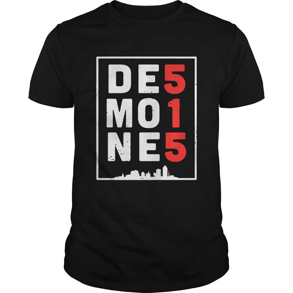 Des Moines 515 Tee Shirt