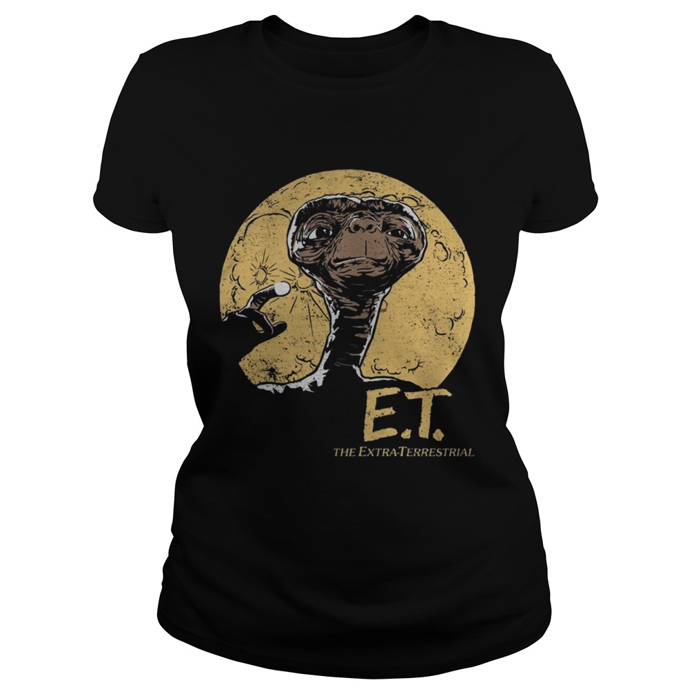 ET The Extra Terrestrial Aliens Moon Science Fiction Film Fans Women Men Shirts Classic Ladies