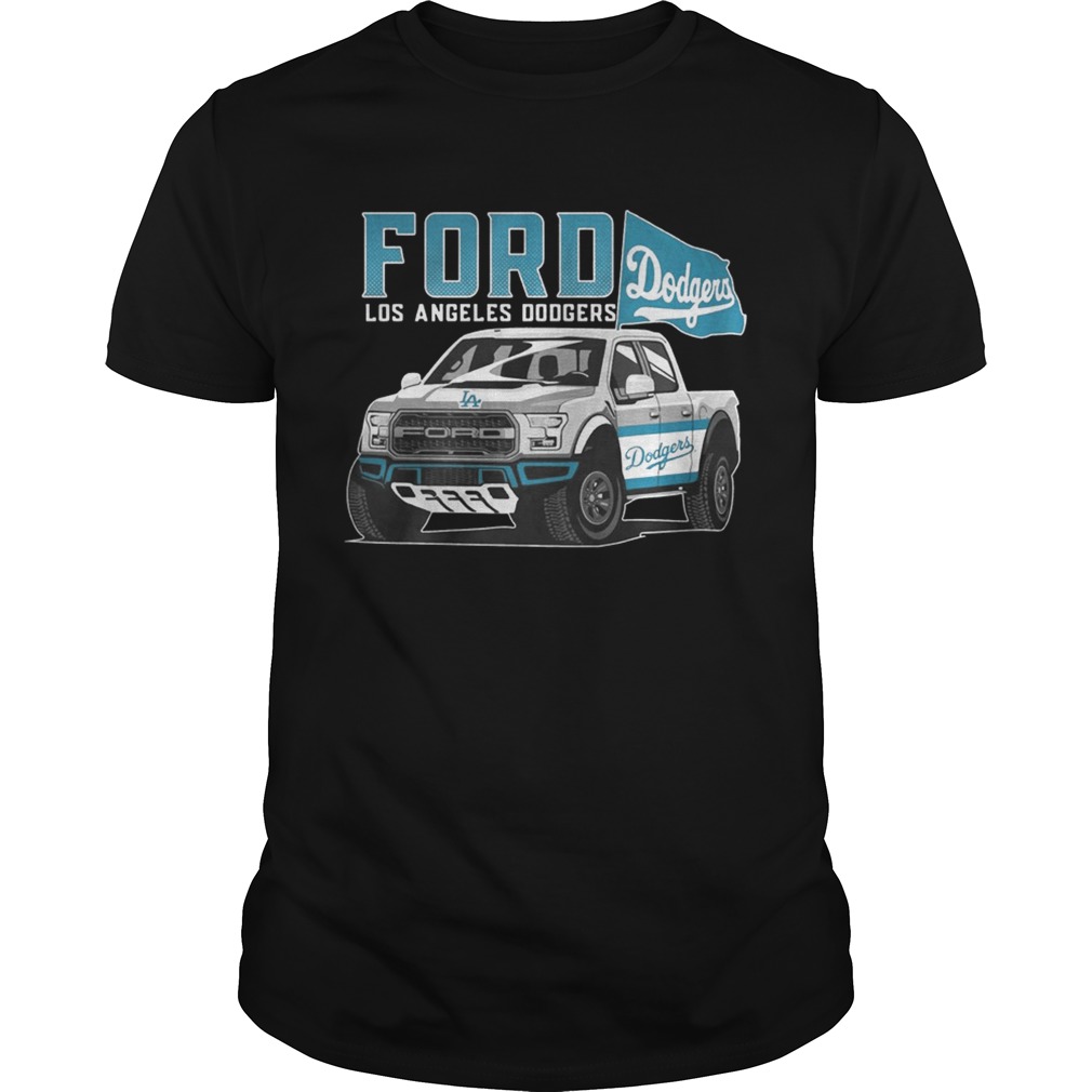 Ford Los Angeles Doogers Flag Baseball Team Fans Mustang Car Lovers Shirts