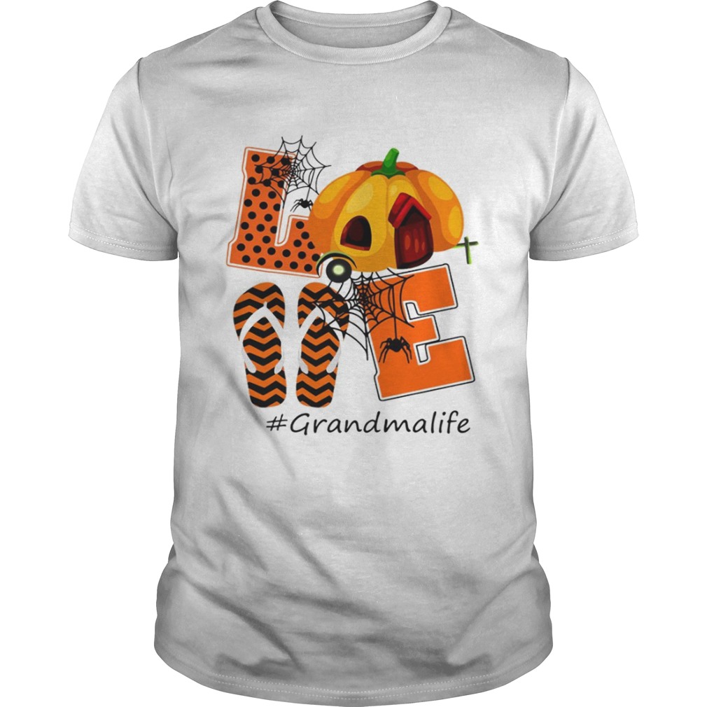 Halloween Womens Mom Love Grandma Life Tshirt
