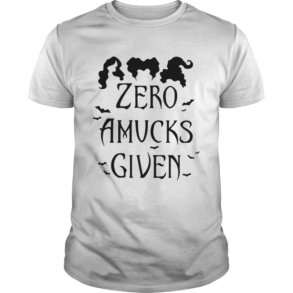 Hocus Pocus Zero Amucks Given Shirt