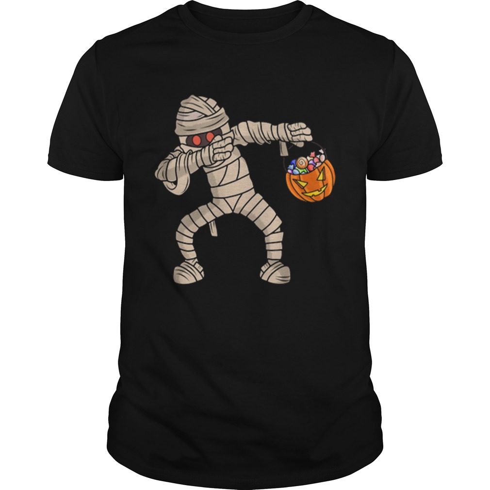 Hot Happy Daboween Mummy Halloween Dabbing Trick Dab shirt