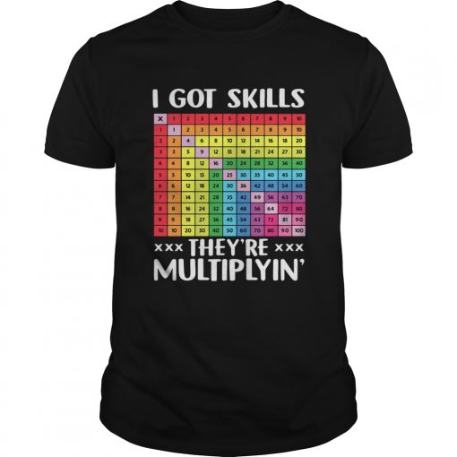 I got skills theyre multiplyn  Unisex