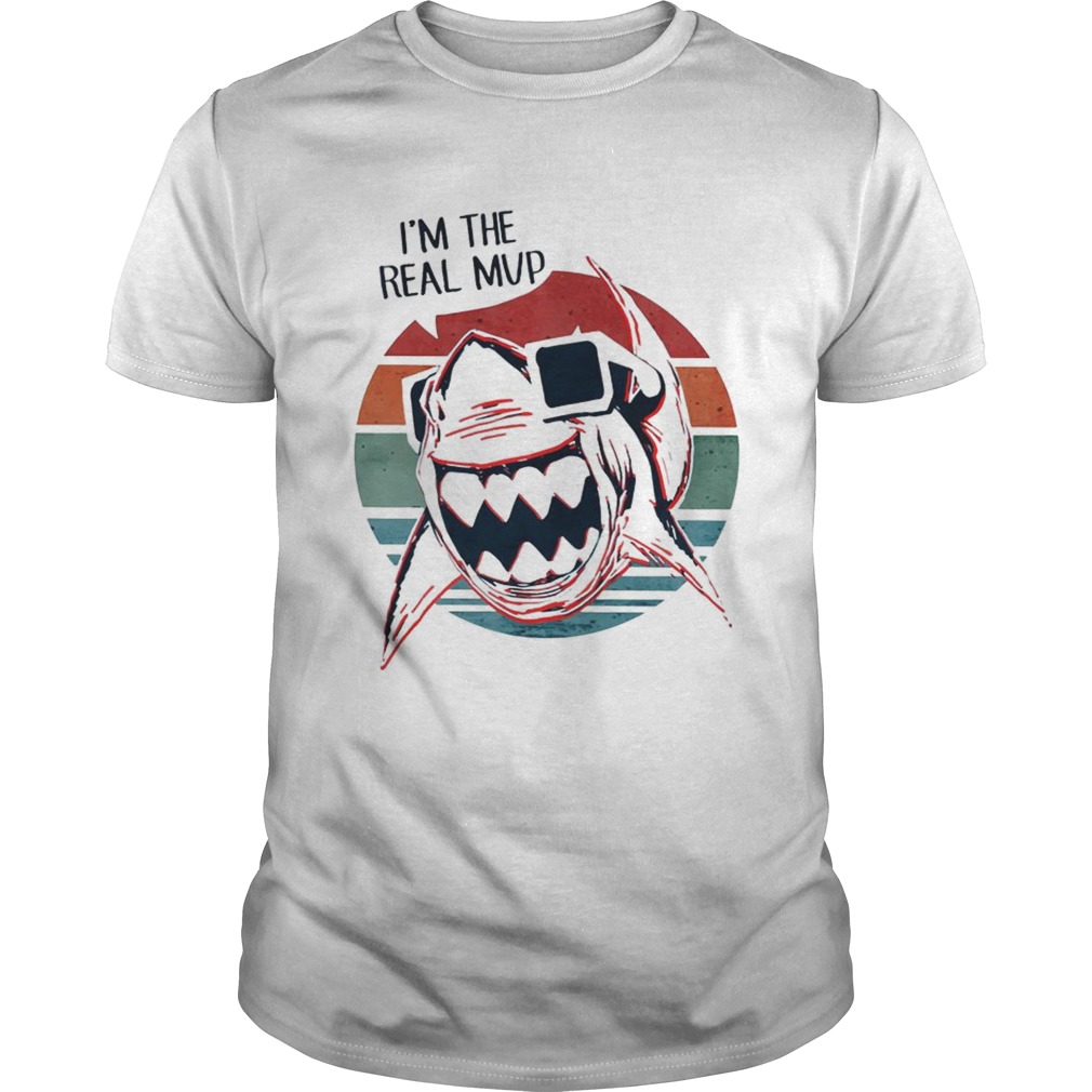 Im The Real Mup Cool Shark Lovers Ocean Beach Vintage Women Men Shirts