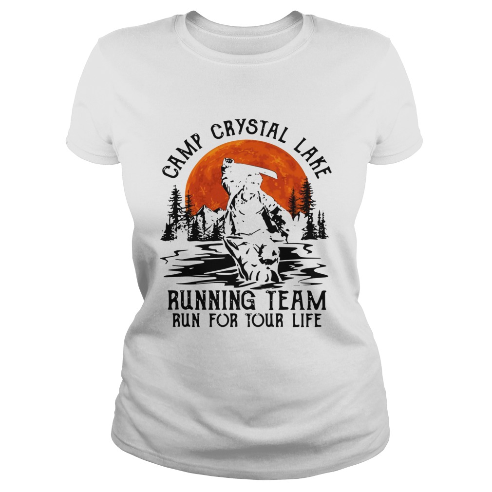 Jason Voorhees Camp crystal lake running team run for your life Classic Ladies