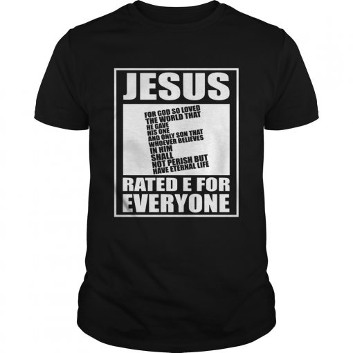 Jesus rated E for everyone  Unisex