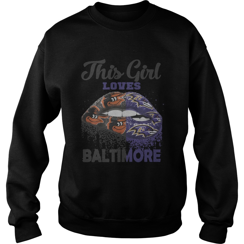 Lip this girl loves Baltimore Sweatshirt