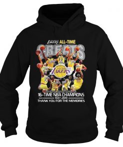 Los Angeles Lakers all time 16 time NBA champions  Hoodie